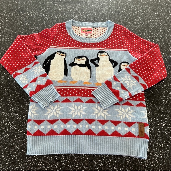 Tipsy Elves Medium Penguin Sweater - Picture 2 of 3